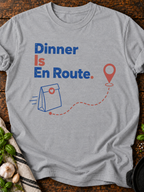 Dinner En Route T-Shirt - Sport Grey