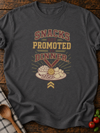 Snacks Promoted T-Shirt - Dark Heather