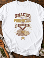 Snacks Promoted T-Shirt - White