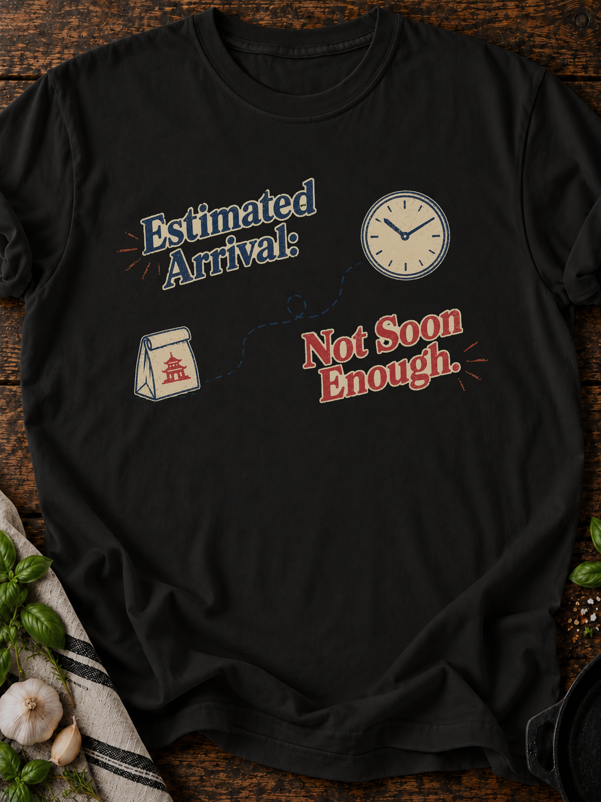 Estimated Arrival T-Shirt - Black