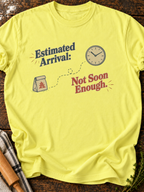 Estimated Arrival T-Shirt - Cornsilk