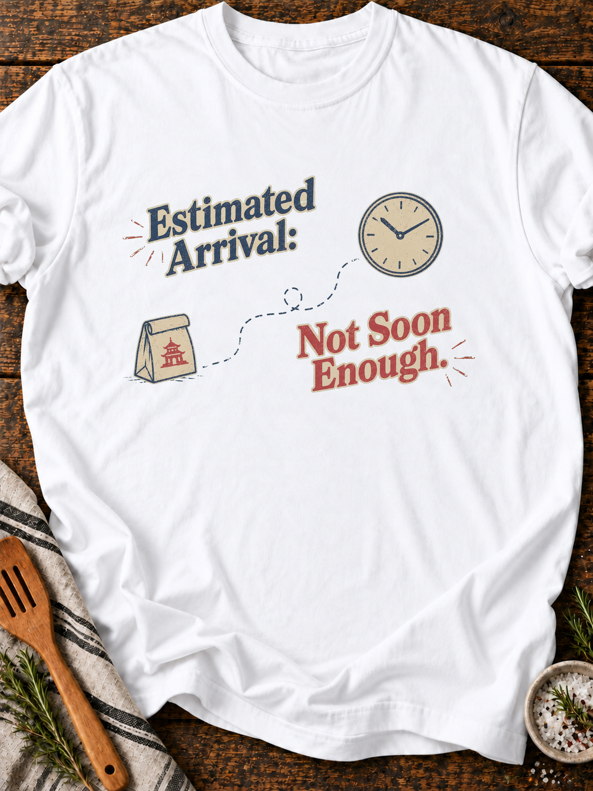 Estimated Arrival T-Shirt - White