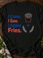 Added Fries T-Shirt - Black