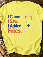 Added Fries T-Shirt - Cornsilk