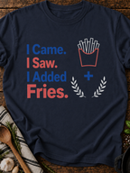 Added Fries T-Shirt - Navy