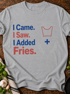Added Fries T-Shirt - Sport Grey