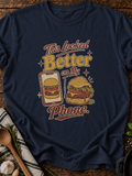 Looked Better Phone T-Shirt - Navy