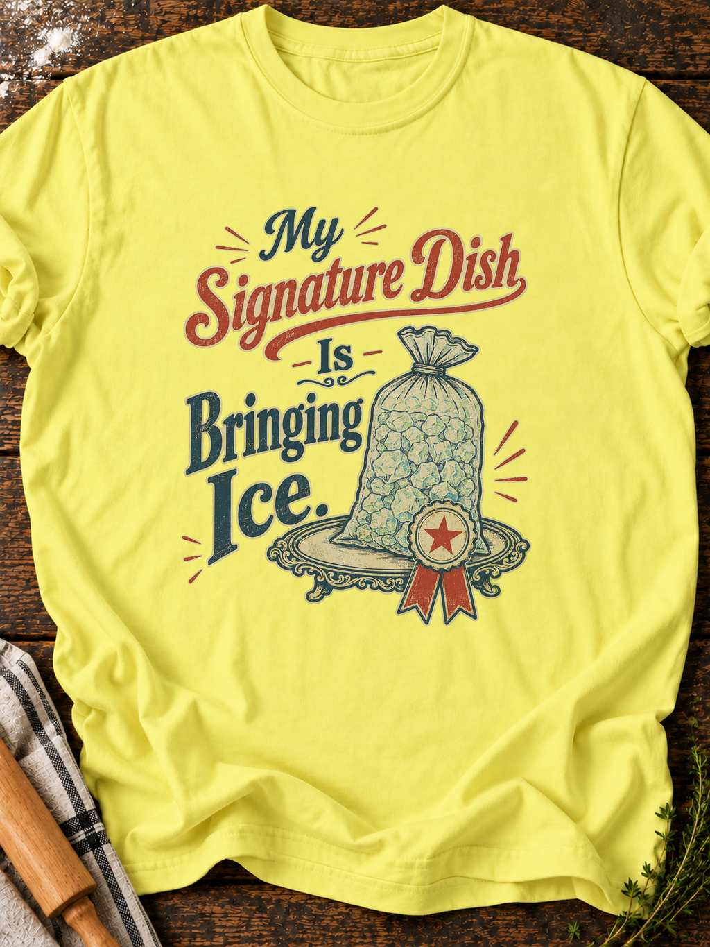 Bringing Ice T-Shirt - Cornsilk