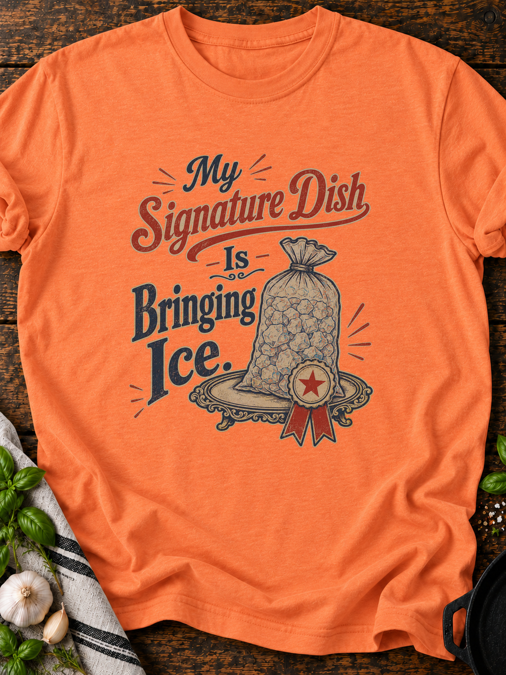Bringing Ice T-Shirt - Heather Orange