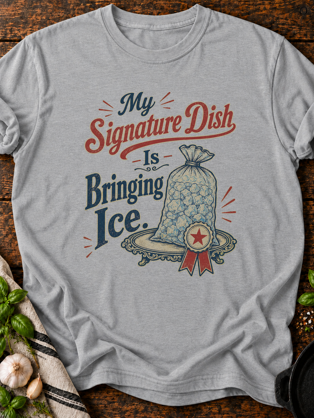 Bringing Ice T-Shirt - Sport Grey
