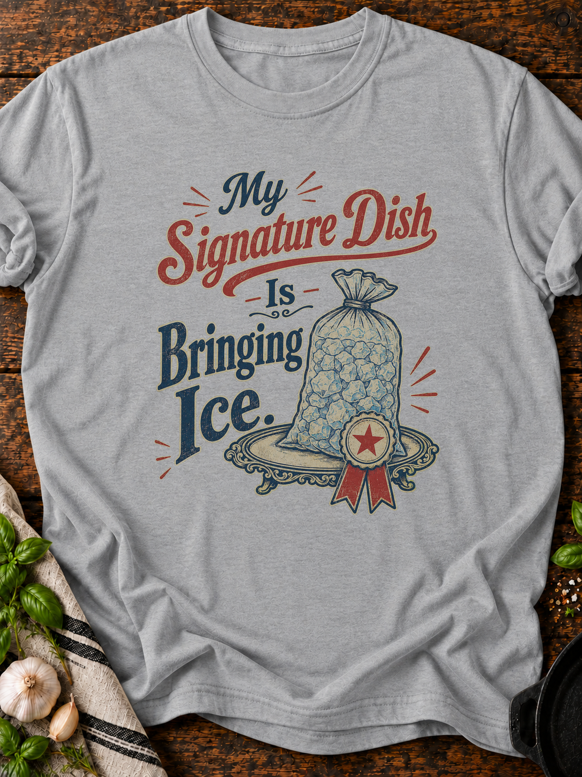 Bringing Ice T-Shirt - Sport Grey