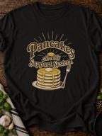Pancake Support T-Shirt - Black