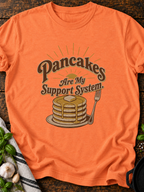 Pancake Support T-Shirt - Heather Orange