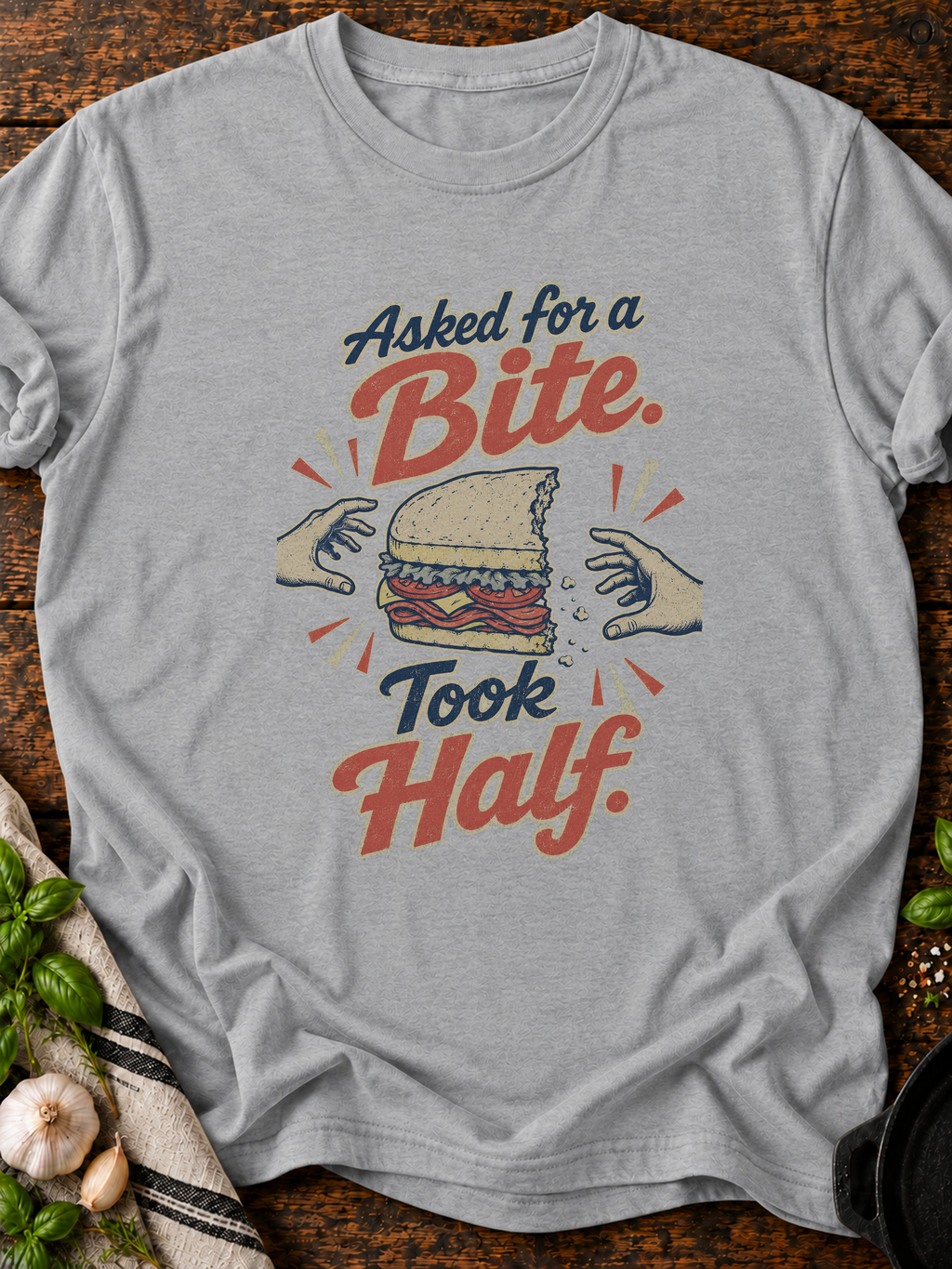 Took Half T-Shirt - Sport Grey