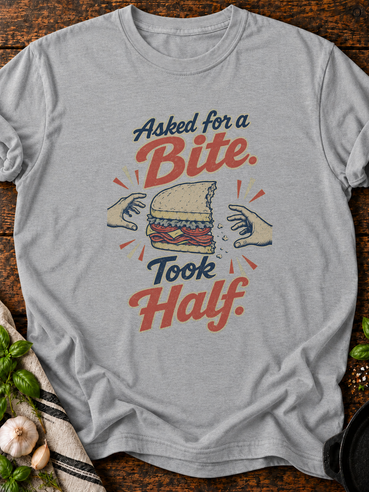 Took Half T-Shirt - Sport Grey