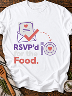 Rsvpd Food T-Shirt - White