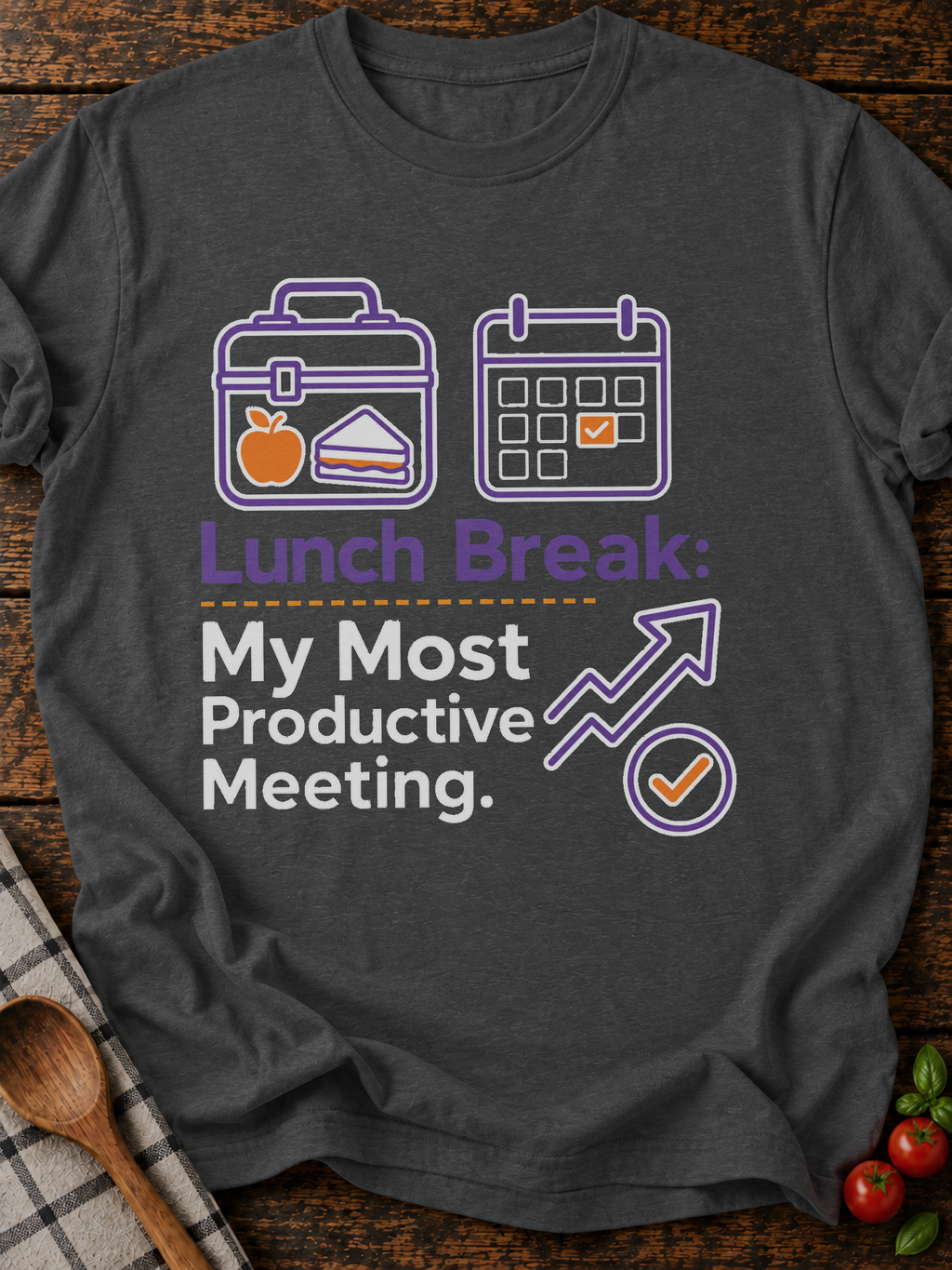 Productive Meeting T-Shirt - Dark Heather