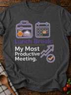 Productive Meeting T-Shirt - Dark Heather