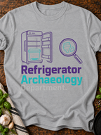 Refrigerator Archaeology T-Shirt - Sport Grey