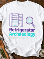 Refrigerator Archaeology T-Shirt - White