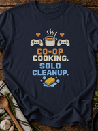 Coop Cooking Solo Cleanup Pixel T-Shirt - Navy