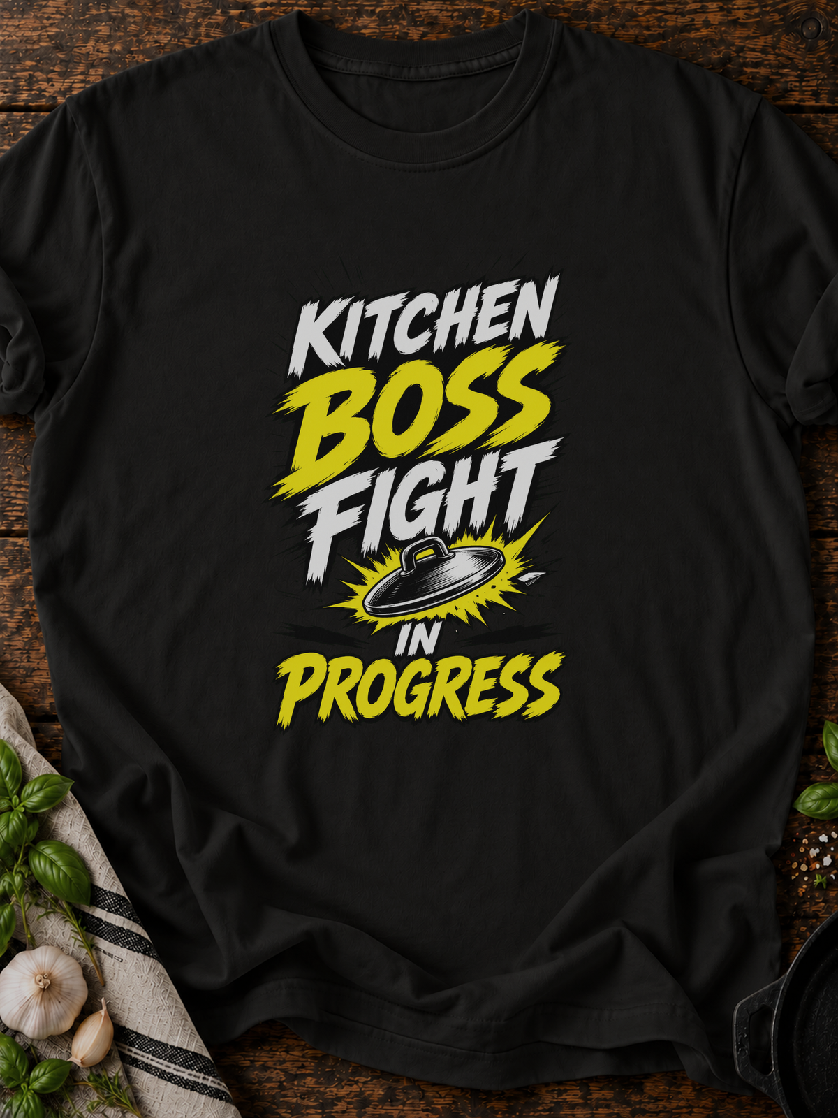 Kitchen Boss Fight Alternative T-Shirt - Black