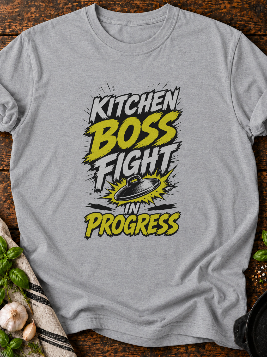 Kitchen Boss Fight Alternative T-Shirt - Sport Grey