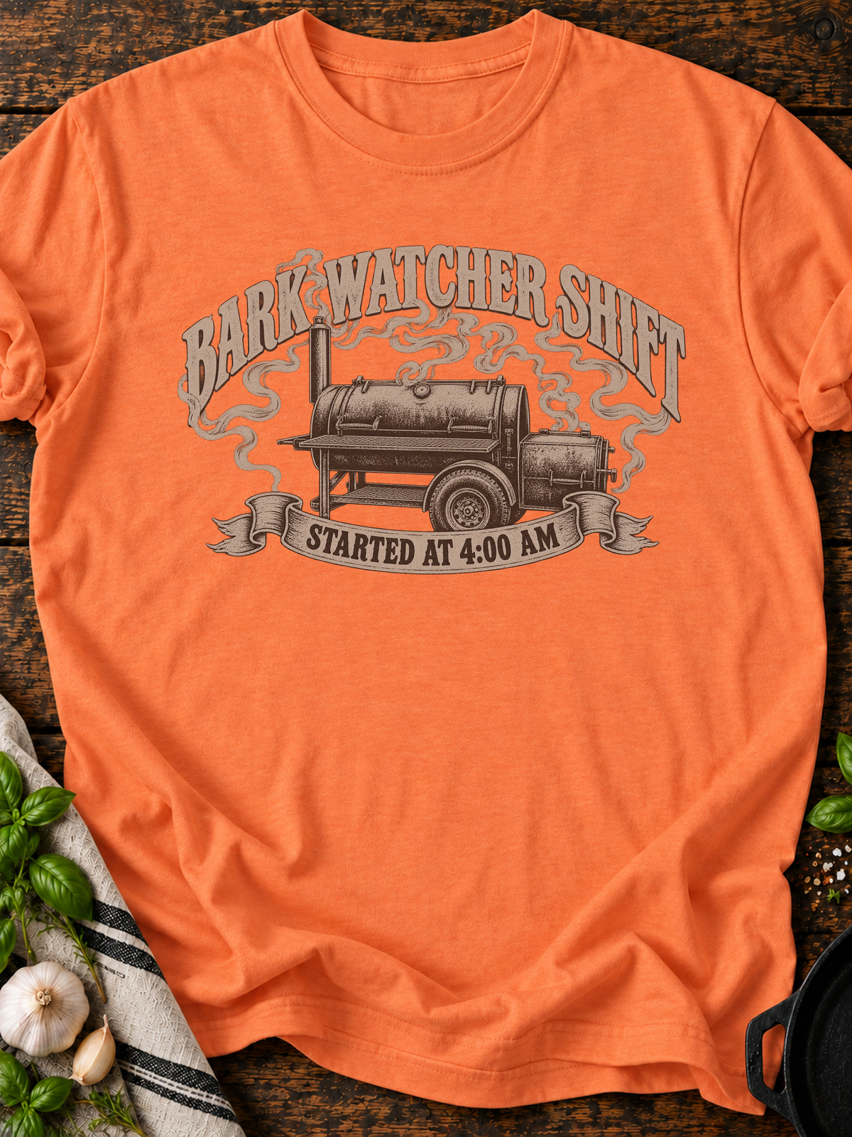 Bark Watcher Shift T-Shirt - Heather Orange