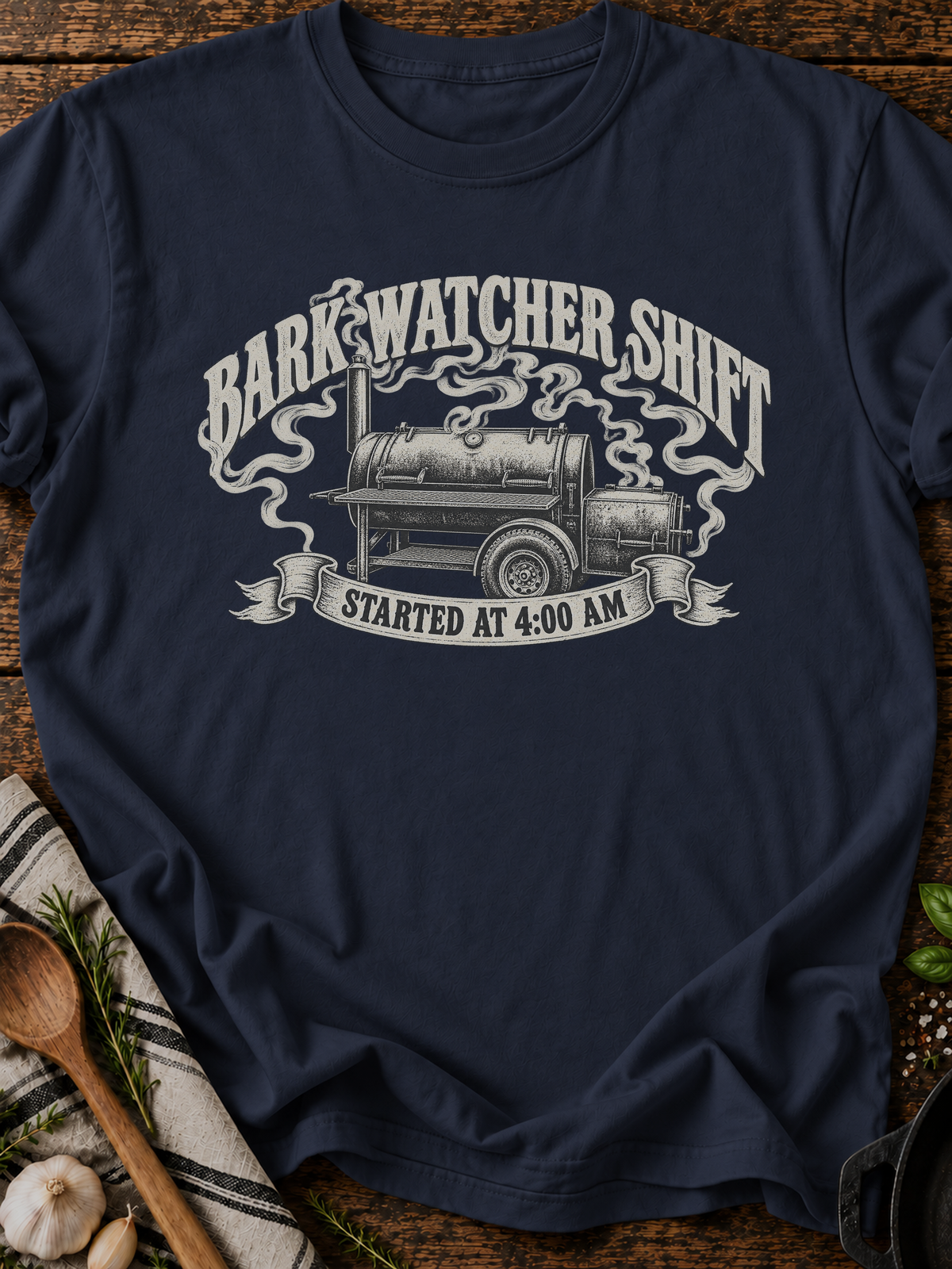 Bark Watcher Shift T-Shirt - Navy