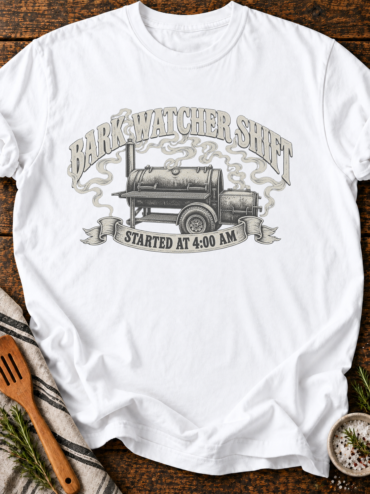 Bark Watcher Shift T-Shirt - White