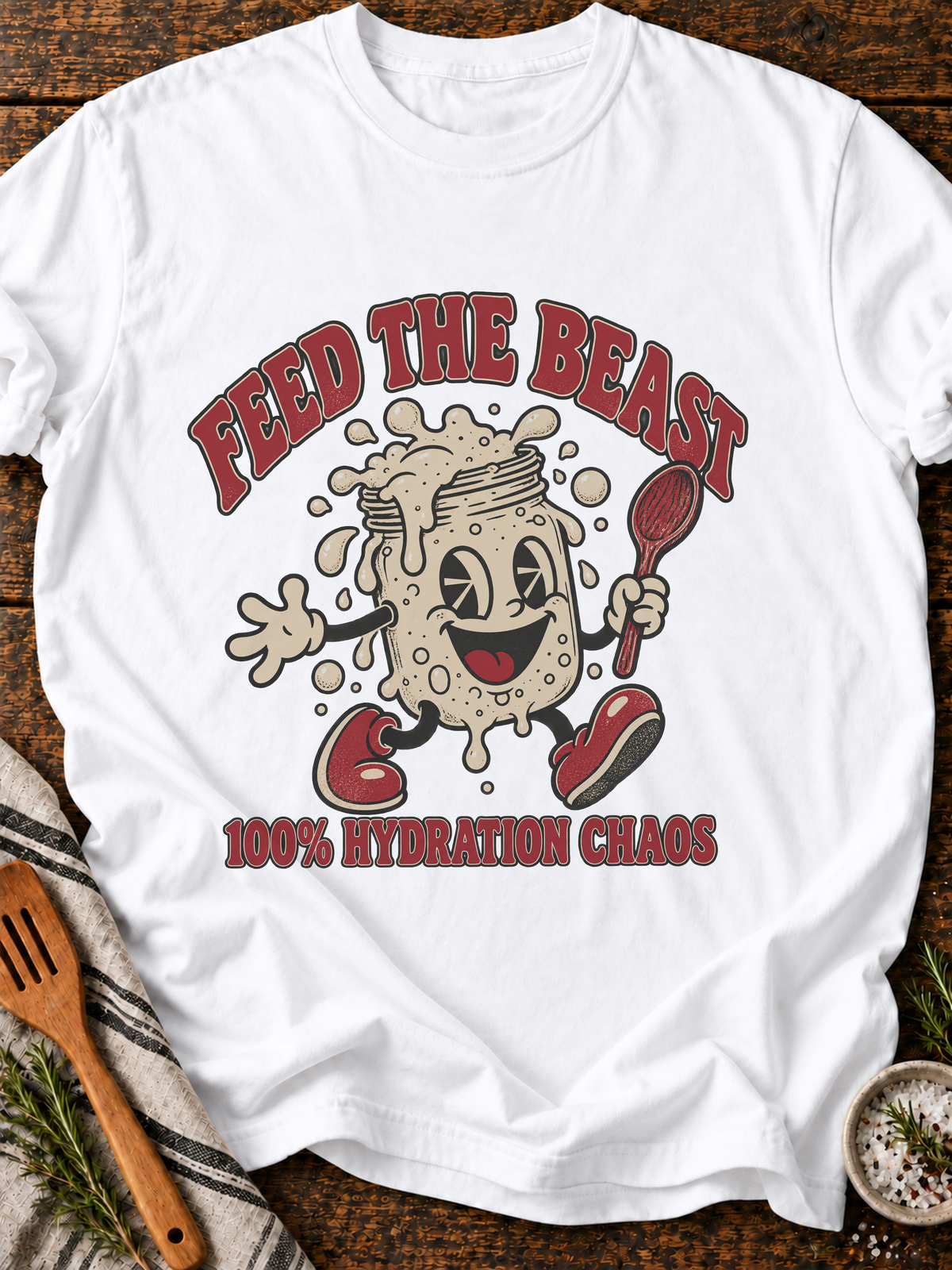 Feed The Beast T-Shirt - White