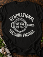 Generational Seasoning Protocol T-Shirt - Black