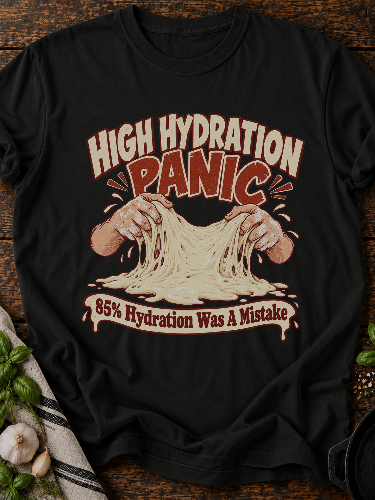 High Hydration Panic T-Shirt - Black