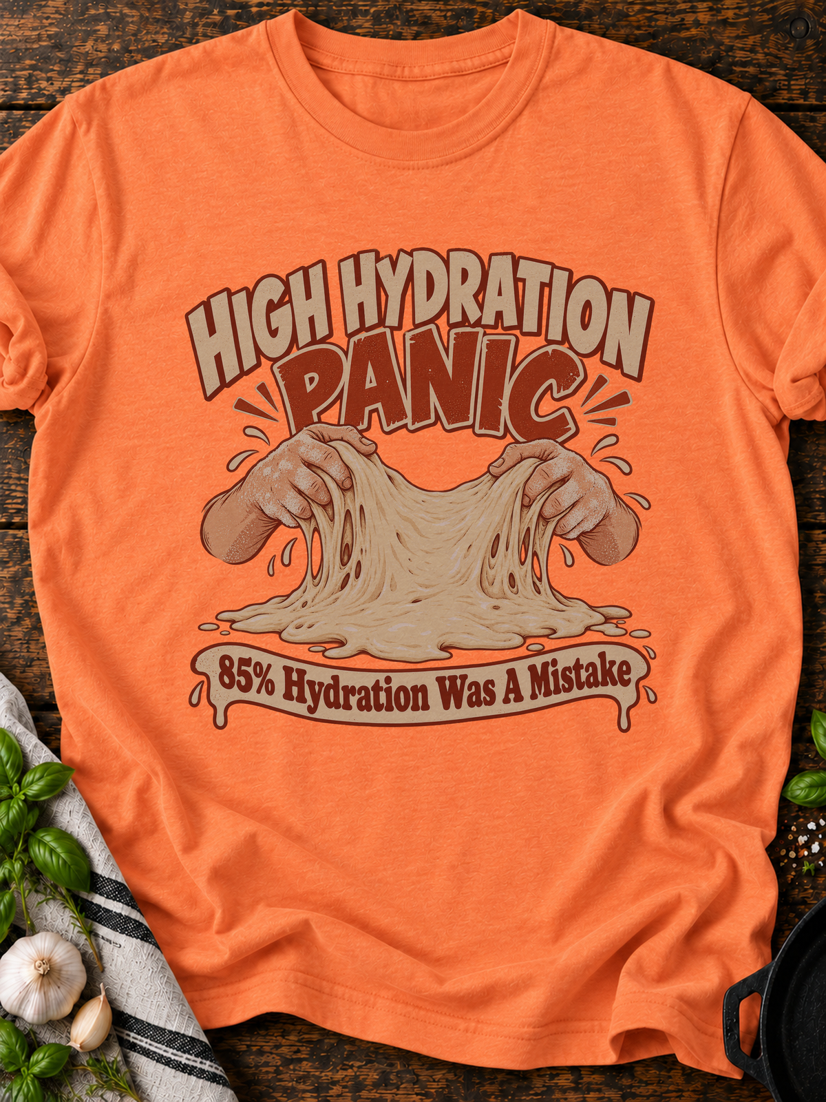 High Hydration Panic T-Shirt - Heather Orange