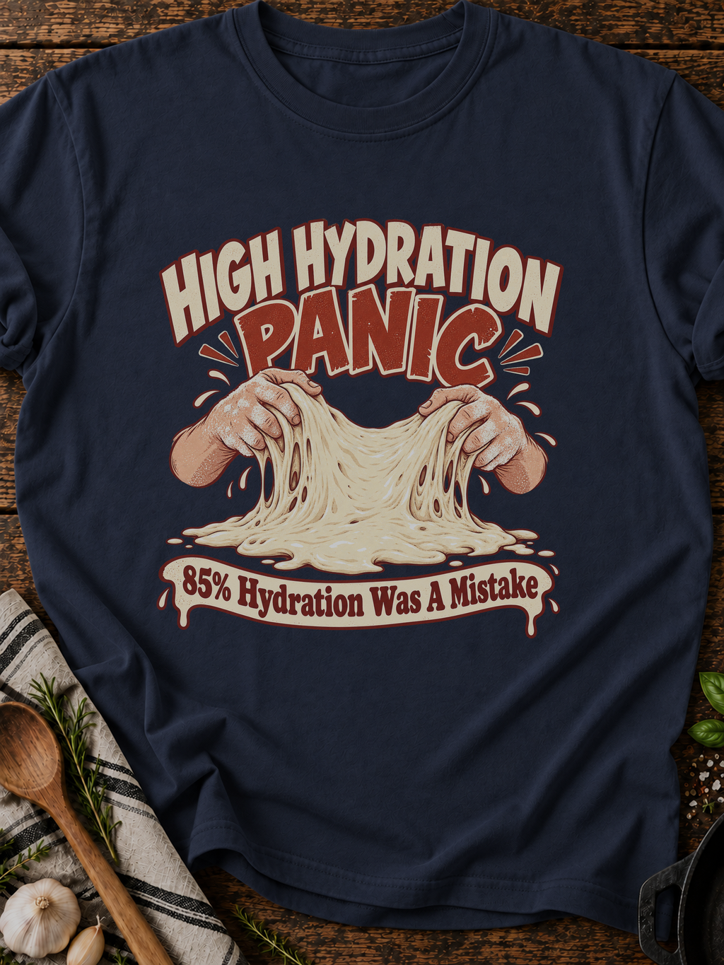 High Hydration Panic T-Shirt - Navy