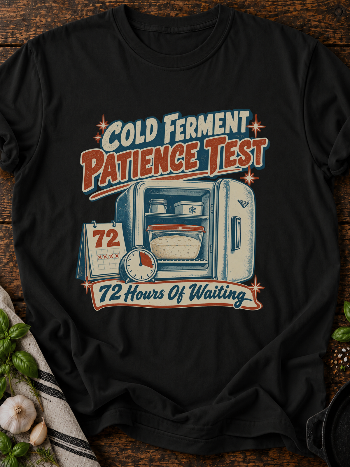 Cold Ferment Patience Test T-Shirt - Black