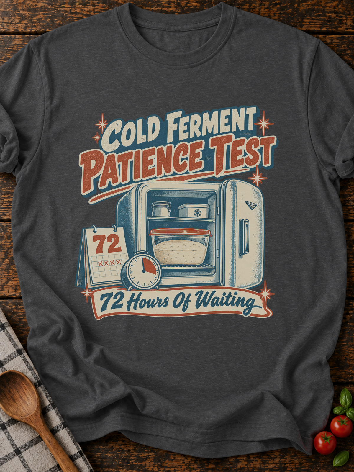 Cold Ferment Patience Test T-Shirt - Dark Heather