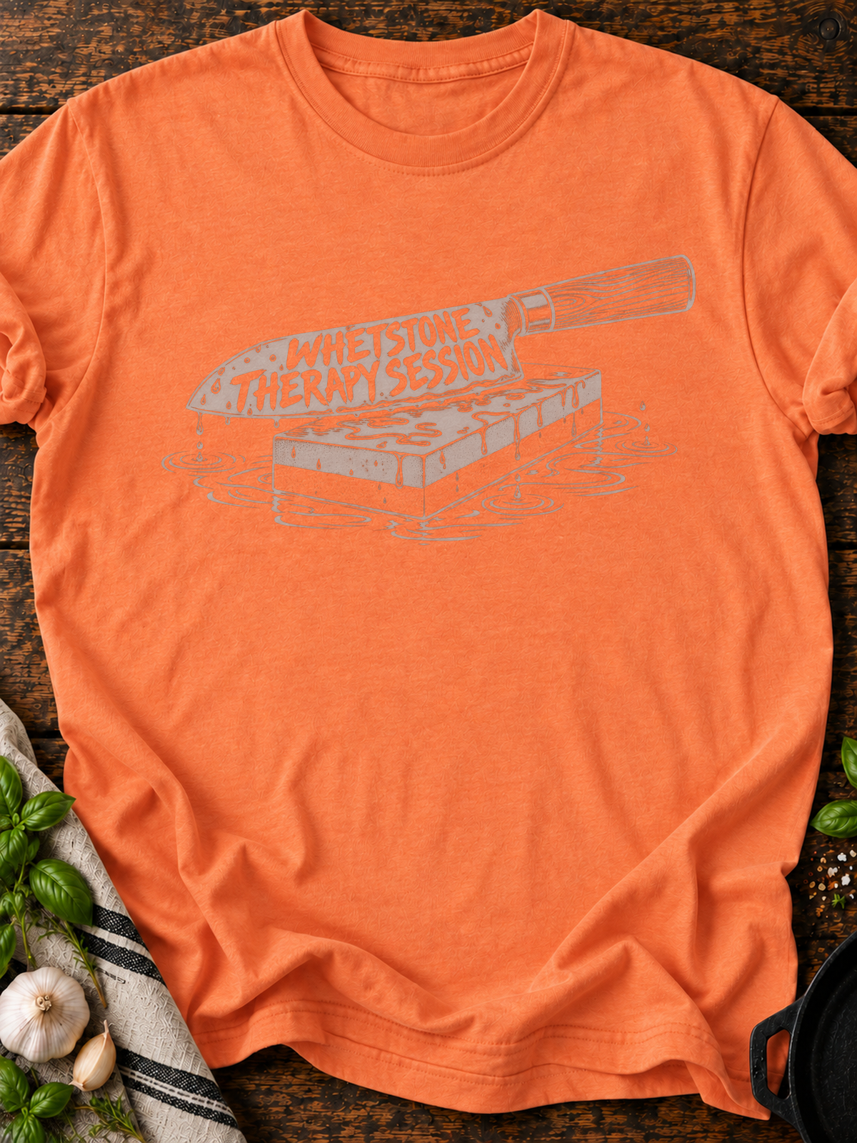 Whetstone Therapy Session T-Shirt - Heather Orange