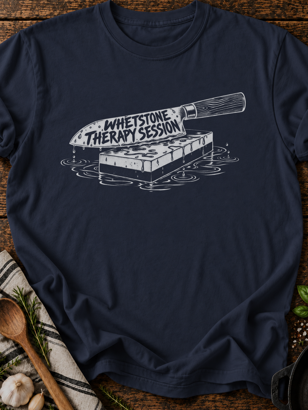 Whetstone Therapy Session T-Shirt - Navy