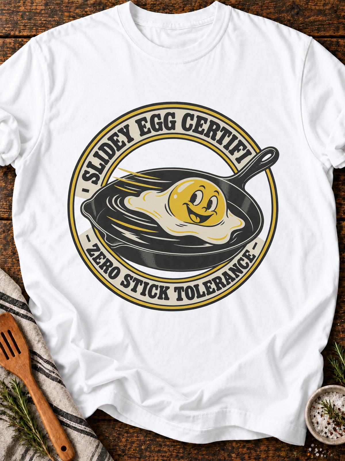 Slidey Egg Certified T-Shirt - White