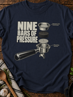 Nine Bars Of Pressure T-Shirt - Navy