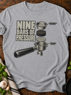 Nine Bars Of Pressure T-Shirt - Sport Grey