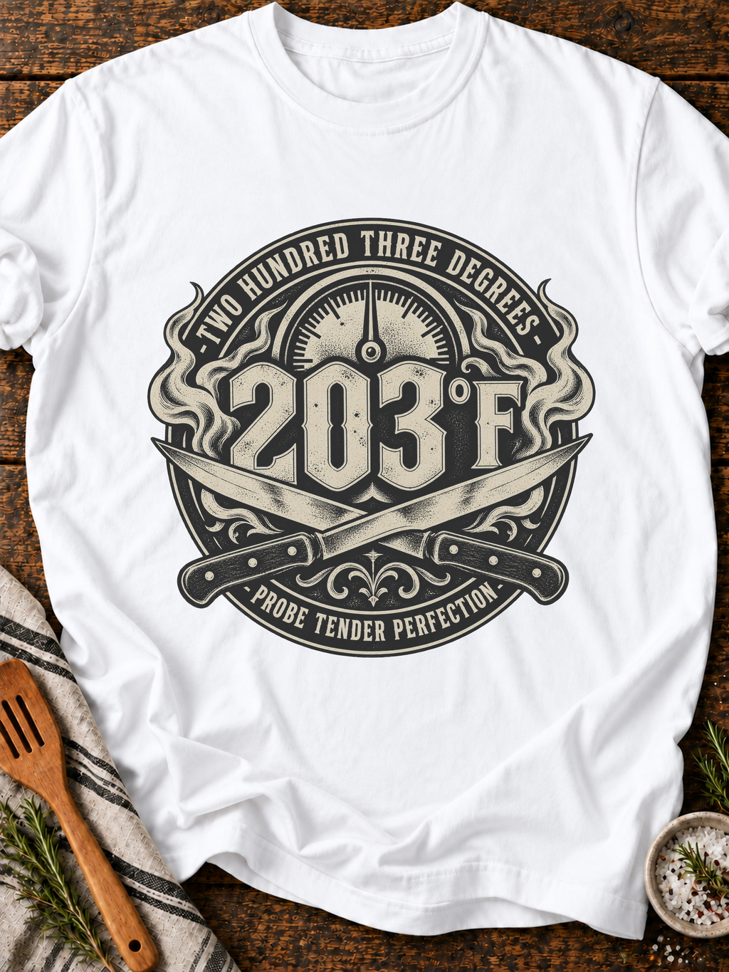 Two Hundred Three Degrees T-Shirt - White
