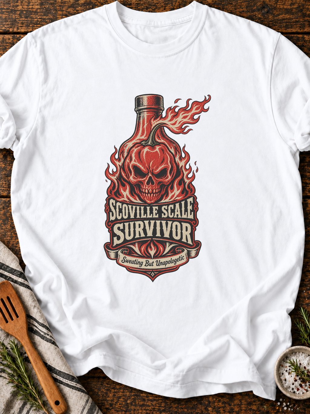 Scoville Scale Survivor T-Shirt - White