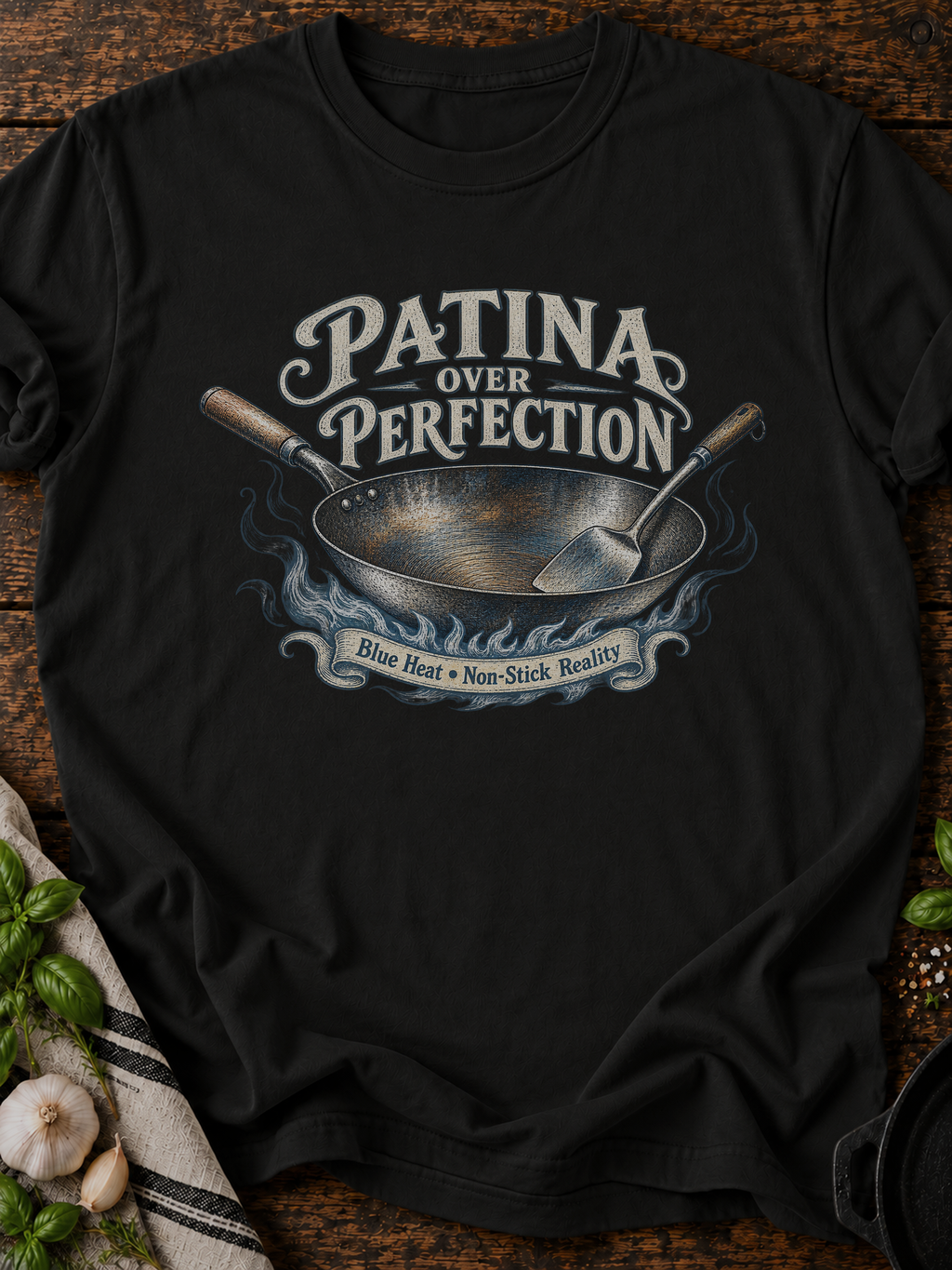Patina Over Perfection T-Shirt - Black