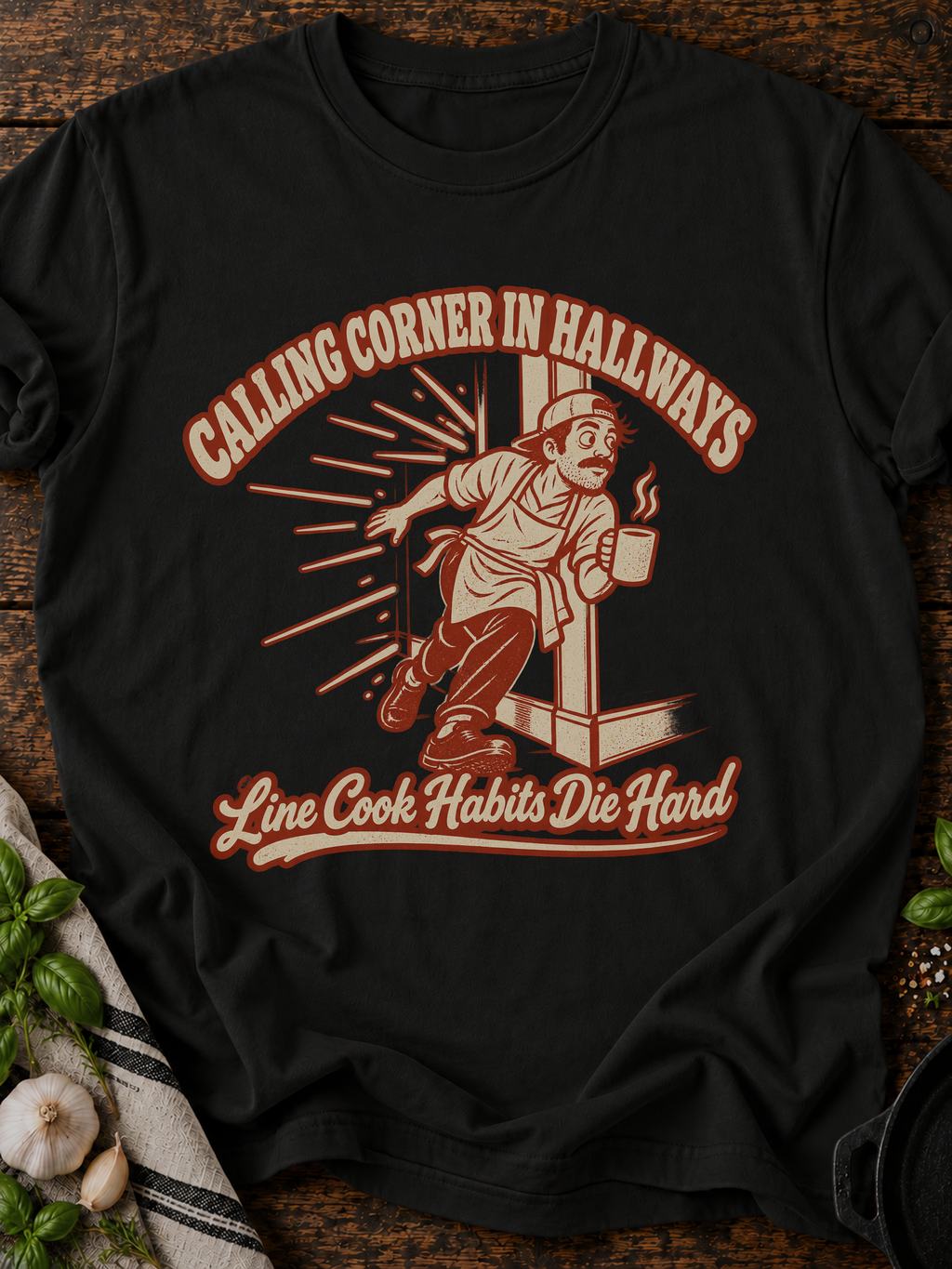 Calling Corner In Hallways T-Shirt - Black