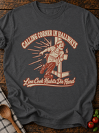 Calling Corner In Hallways T-Shirt - Dark Heather