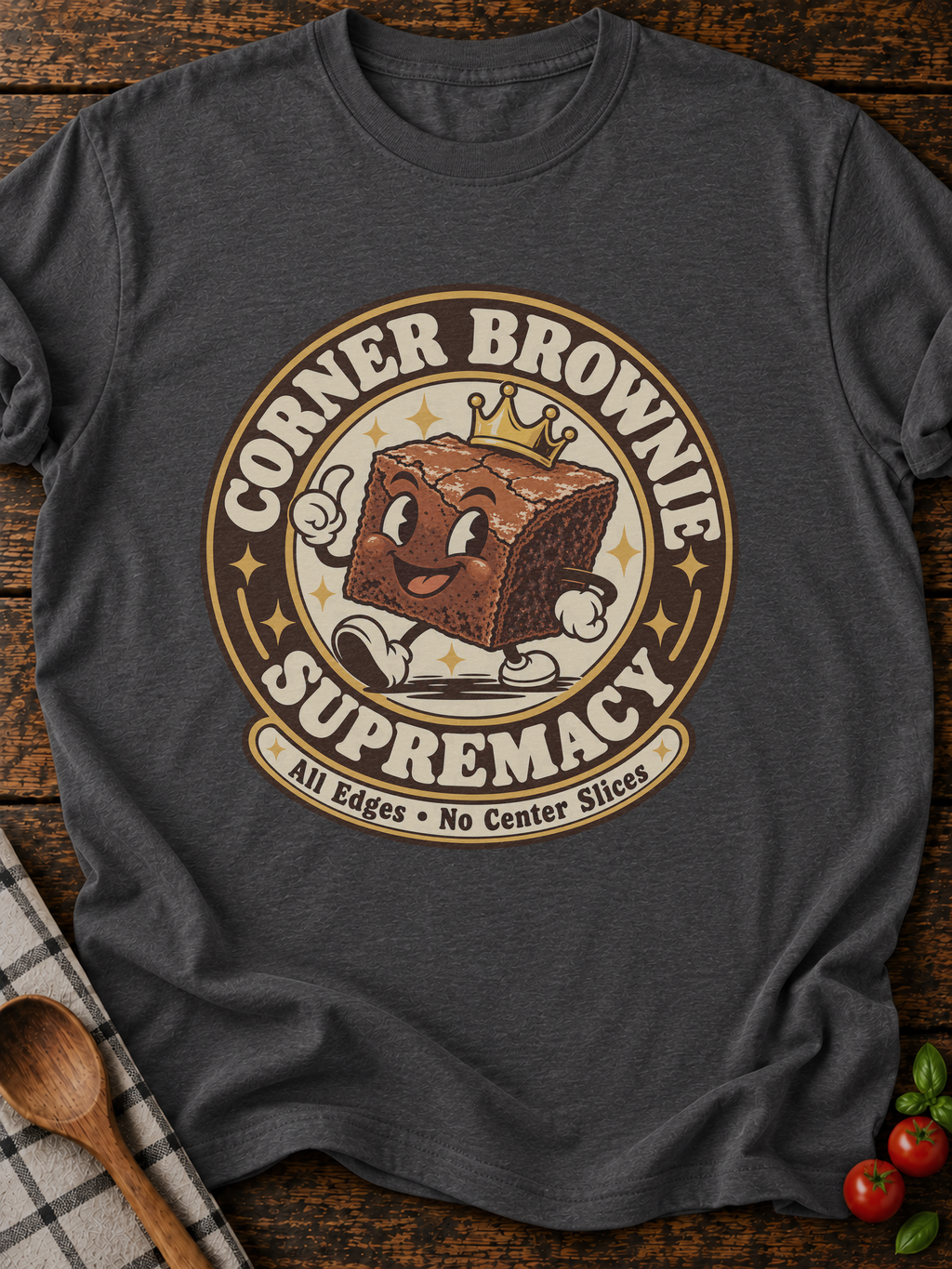 Corner Brownie Supremacy T-Shirt - Dark Heather