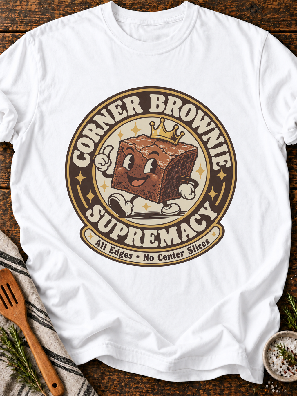 Corner Brownie Supremacy T-Shirt - White