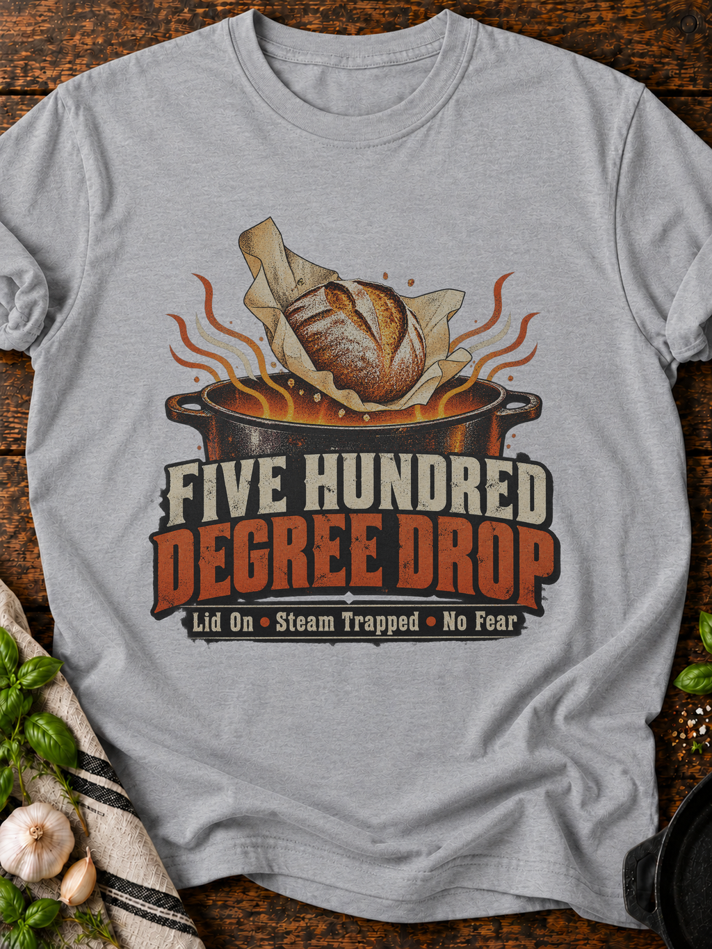Five Hundred Degree Drop T-Shirt - Sport Grey